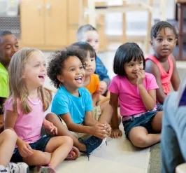 Happy Preschoolers at YMCA