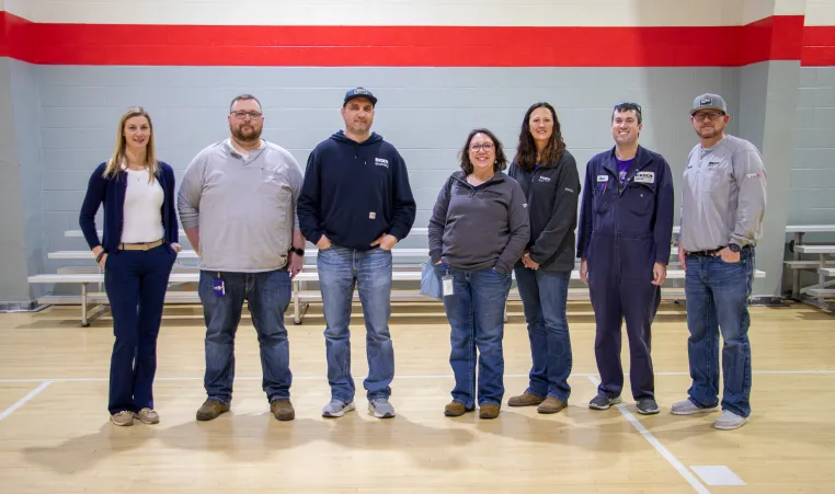 Koch Fetilizer Team with Dodge City Family YMCA staff